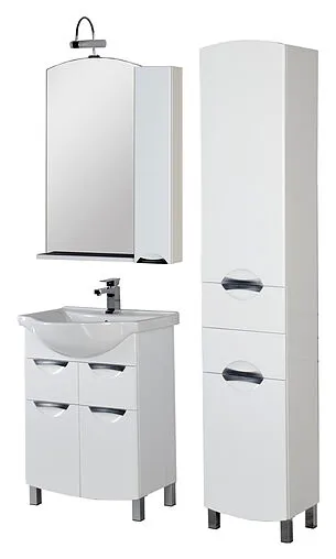 Шкаф-зеркало Aquanet Асти 65 белый 180075