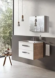 Тумба-умывальник подвесная Ravak Chrome II 70 белый/капучино X000000921+XJG01270000 Тумба-умывальник подвесная Ravak Chrome II 70 белый/капучино X000000921+XJG01270000, 4