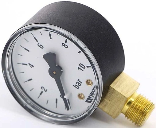 Манометр радиальный Watts MRP 50мм 10 бар ¼&quot; 10007380