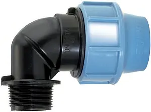 Уголок компрессионный переходной 32мм x 1"н Unidelta 1008032004 Уголок компрессионный переходной 32мм x 1"н Unidelta 1008032004, 1