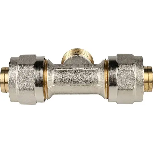 Тройник компрессионный переходной 20мм x ½&quot;н x 20мм Stout SFS-0011-001220