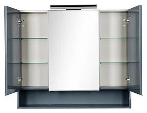 Шкаф-зеркало Aquanet Виго 100 сине-серый 00183359 Шкаф-зеркало Aquanet Виго 100 сине-серый 00183359, 3