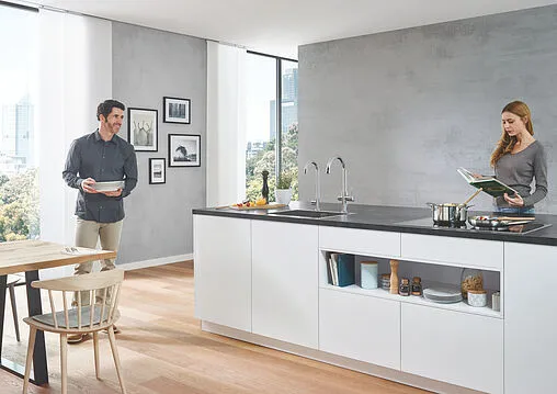 Смеситель для кухни с фильтром и встроенным нагревом воды Grohe Red II Duo хром 30083001 Смеситель для кухни с фильтром и встроенным нагревом воды Grohe Red II Duo хром 30083001