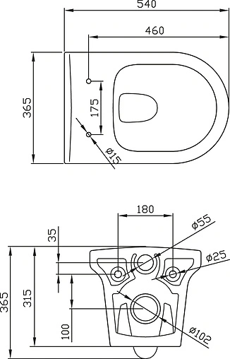 Унитаз подвесной BelBagno Vella белый BB829CH