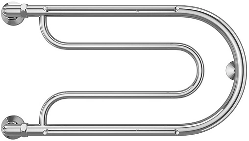 Полотенцесушитель водяной Terminus Фокстрот 1&quot; БШ 320х600 полированная сталь 4620768881022