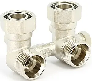 Узел нижнего подключения радиатора с байпасом угловой ¾"ек x ¾"ек Uni-Fitt 191N3300 Узел нижнего подключения радиатора с байпасом угловой ¾"ек x ¾"ек Uni-Fitt 191N3300, 1