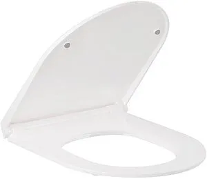 Крышка-сиденье для унитаза с микролифтом Kludi Resa D белый 24WCS43S Крышка-сиденье для унитаза с микролифтом Kludi Resa D белый 24WCS43S, 1