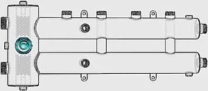 Распределительный коллектор 3 контура с гидрострелкой 1¼"н x 1"н Север-R-М2+1(Aisi) 1955026 Распределительный коллектор 3 контура с гидрострелкой 1¼"н x 1"н Север-R-М2+1(Aisi) 1955026, 5
