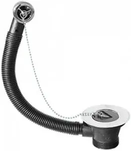 Выпуск для мойки с круглым переливом Mc Alpine полированная сталь OF2-85 Выпуск для мойки с круглым переливом Mc Alpine полированная сталь OF2-85, 1