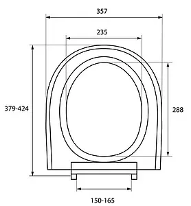 Крышка-сиденье для унитаза Milardo 020 белый 020PP00M31 Крышка-сиденье для унитаза Milardo 020 белый 020PP00M31, 2