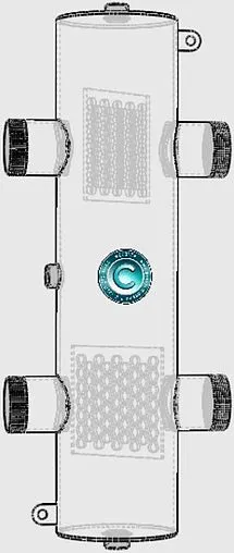 Гидрострелка до 140 кВт 2&quot;н х2&quot;н Север-R-140 1945068
