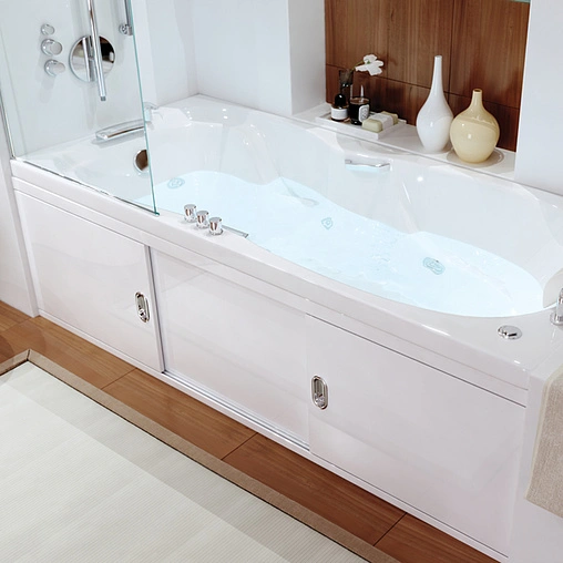 Экран для ванны фронтальный Alavann Купе Still 180 белый 1134