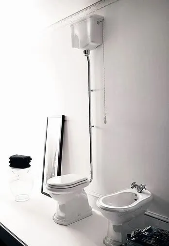 Унитаз-компакт с высоким бачком Kerasan Retro белый