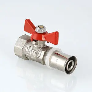 Кран шаровый с переходом на мп трубу 16мм x ½&quot;в Valtec VT.242.N.1604, 5