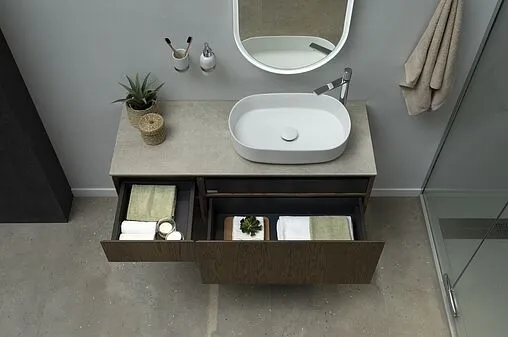 Тумба под умывальник подвесная Allen Brau Infinity 120 R дуб 1.21008.NO