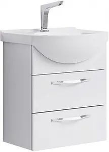 Тумба-умывальник подвесная Aqwella Allegro 50 белый Agr.01.05/2++4620008195766 Тумба-умывальник подвесная Aqwella Allegro 50 белый Agr.01.05/2++4620008195766, 1