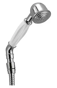 Лейка ручного душа Cezares Retro хром/белый CZR-C-DEF2-01-Bi, 1