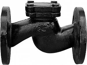 Дисковый фланцевый обратный клапан Ду50 Ру25 Ci 16кч9нж 04.01.0000500, 1