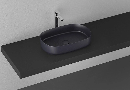 Раковина ISVEA Infinity 55 черный матовый 10NF65055-2N