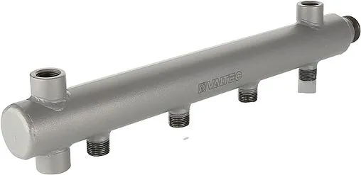 Коллектор распределительный концевой 3 отвода 1&quot;н x ½&quot;н Ду 40мм Valtec VTc.510.BS.060403