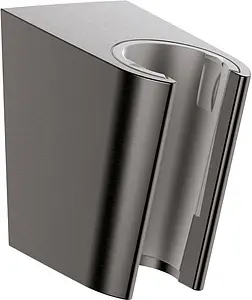 Держатель ручного душа Hansgrohe Porter'S шлифованный чёрный хром 28331340 Держатель ручного душа Hansgrohe Porter'S шлифованный чёрный хром 28331340, 1