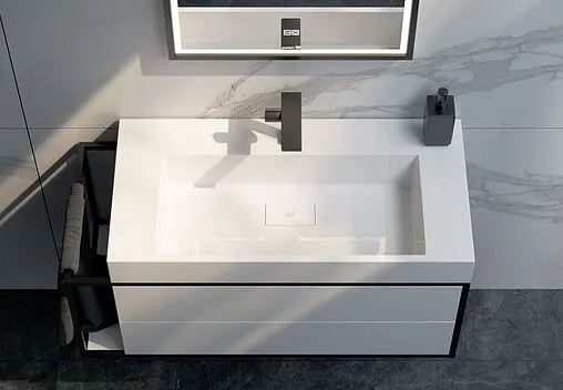 Тумба под умывальник подвесная Clarberg Logic T8/R белый LOG0108R Тумба под умывальник подвесная Clarberg Logic T8/R белый LOG0108R