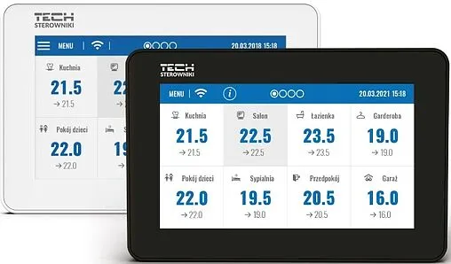 Панель управления системой отопления TECH СЕРИЯ 9 ST-M-9t WG.11.0587