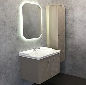 Шкаф-пенал подвесной Comforty Кремона 40 латте 00-00001219CF, 3