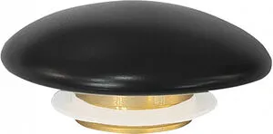 Декоративная накладка для выпуска Abber BEQUEM чёрный матовый AC0014MB Декоративная накладка для выпуска Abber BEQUEM чёрный матовый AC0014MB, 1