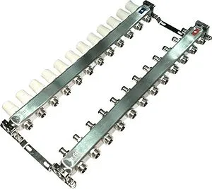 Группа коллекторная без расходомеров 12 отводов 1&quot;в/в x ¾&quot;ек Uni-fitt OPTIMAL 451B4312.RU, 4