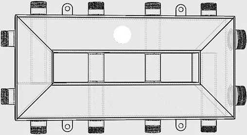 Распределительный коллектор 5 контуров с гидрострелкой 1¼&quot;н x 1&quot;н Север-Компакт+(Aisi) 1915053