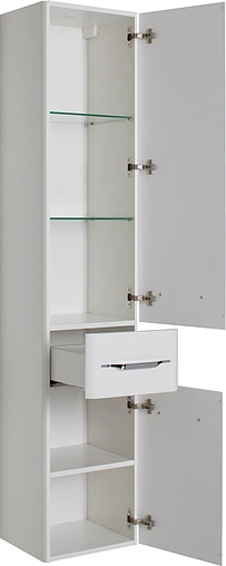 Шкаф-пенал подвесной Aquanet Виченца 36 R белый глянец 00196964