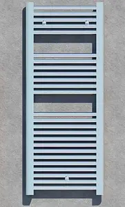 Полотенцесушитель водяной лесенка Lazzarini Roma 1230х500 полированная сталь 386382, 3