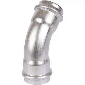 Уголок пресс двухраструбный 35мм угол 45° Sanha NiroSan 9041 6904135, 3