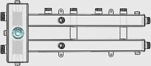 Распределительный коллектор 3 контура с гидрострелкой 1¼"н x 1"н Север-М2+1 1925059 Распределительный коллектор 3 контура с гидрострелкой 1¼"н x 1"н Север-М2+1 1925059, 5