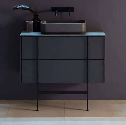 Тумба под умывальник подвесной Allen Brau Reality 120 антрацит 1.32008.AM