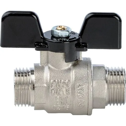 Кран шаровый ½"н x ½"н Stout ГОСТ Р 59553-2021 SVB-0006-200015