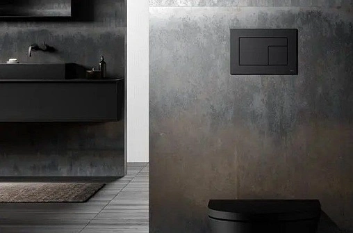 Клавиша смыва для унитаза TECEvelvet 9240732 Nero Ingo / черный