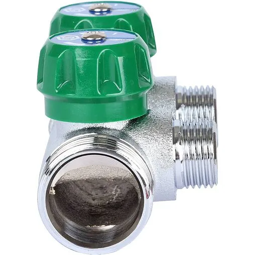 Коллектор регулирующий проходной 2 отвода 1&quot;в/н x ½&quot;н Stout SMB-6849-011202