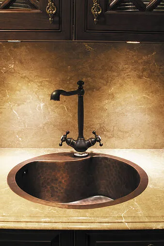 Смеситель для кухни Omoikiri Kagoshima античная бронза OKAG-ORB-35