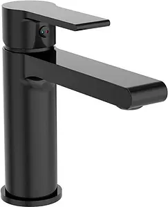 Смеситель для раковины SMARTsant Адамант чёрный матовый SM303506BK Смеситель для раковины SMARTsant Адамант чёрный матовый SM303506BK, 1