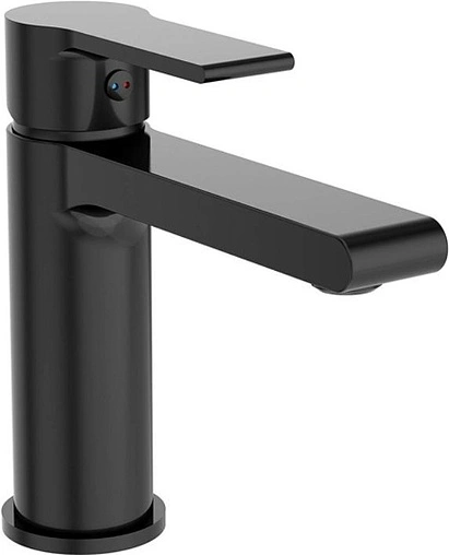 Смеситель для раковины SMARTsant Адамант чёрный матовый SM303506BK