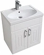 Тумба-умывальник Aquanet Рондо 60 белый 00189156+00185476