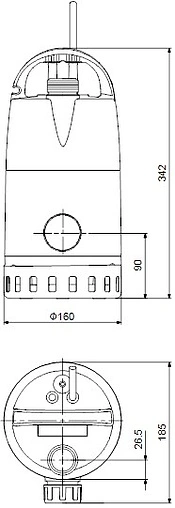 Насос дренажный Q=14м³/ч H=9м Grundfos UNILIFT CC9 M1 96280969
