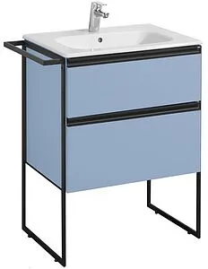 Тумба-умывальник подвесная Roca Domi 60 небесный синий ZRU9307870+ Тумба-умывальник подвесная Roca Domi 60 небесный синий ZRU9307870+, 3