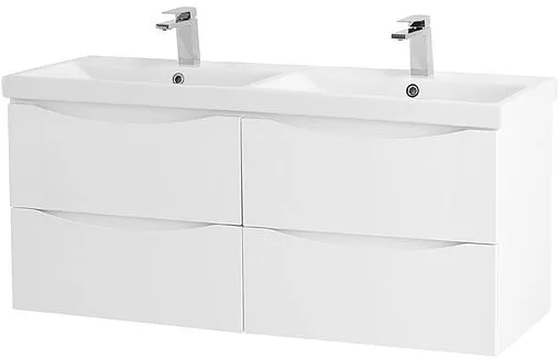 Тумба-умывальник подвесная BelBagno MARINO-CER 120 Bianco Lucido MARINO-CER-1200-4C-SO-2-BL-P+BB-0325-120-2-LVB