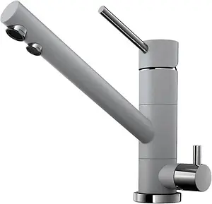 Смеситель для кухни с подключением к фильтру Omoikiri Tonami-GR leningrad grey/хром 4994223 Смеситель для кухни с подключением к фильтру Omoikiri Tonami-GR leningrad grey/хром 4994223, 1