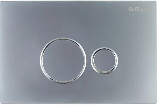Клавиша смыва для унитаза BelBagno BB080CR.MAT хром матовый