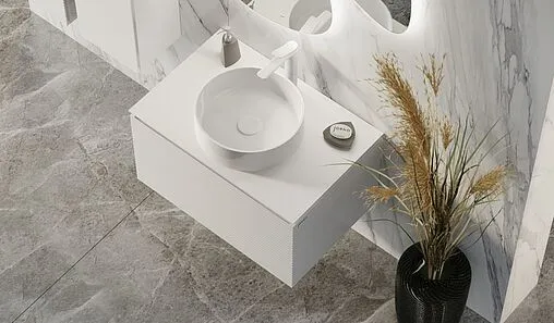 Тумба под умывальник подвесная Jorno Stone 80 белый Stn.01.80/P/W/JR Тумба под умывальник подвесная Jorno Stone 80 белый Stn.01.80/P/W/JR