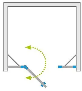 Дверь в нишу 1400мм прозрачное стекло Radaway EOS II DWJS 140 L 3799456-01L Дверь в нишу 1400мм прозрачное стекло Radaway EOS II DWJS 140 L 3799456-01L, 3